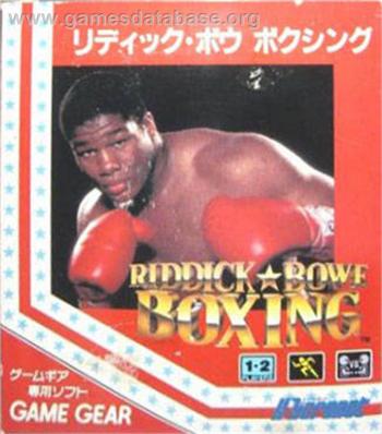 Cover Riddick Bowe Boxing for Game Gear